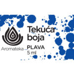 Vodotopiva boja Plava 5 ml