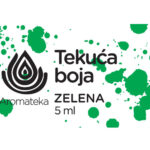 Vodotopiva boja Zelena 5 ml