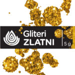 Gliter zlatni 5 g